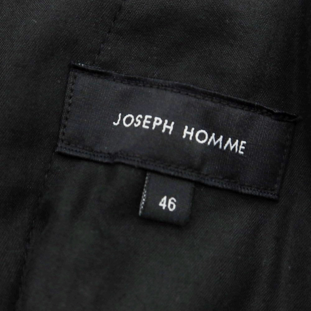 【中古】ジョゼフオム JOSEPH HOMME ストレッチ レーヨンポリエステルナイロン カジュアルスラックスパンツ ブラック【 46 】【 状態ランクB 】【 メンズ 】