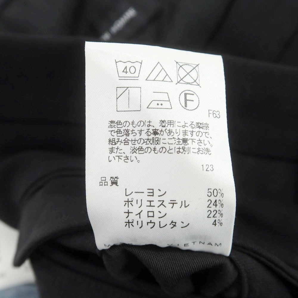 【中古】ジョゼフオム JOSEPH HOMME ストレッチ レーヨンポリエステルナイロン カジュアルスラックスパンツ ブラック【 46 】【 状態ランクB 】【 メンズ 】