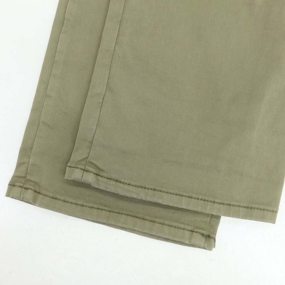【中古】インコテックス スラックス INCOTEX SLACKS ストレッチ コットン カジュアルスラックスパンツ オリーブ【 31 】【 状態ランクC 】【 メンズ 】