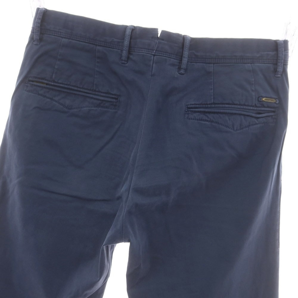 【中古】インコテックス スラックス INCOTEX SLACKS ストレッチ コットン カジュアルスラックスパンツ ライトネイビー【 31 】【 状態ランクC 】【 メンズ 】