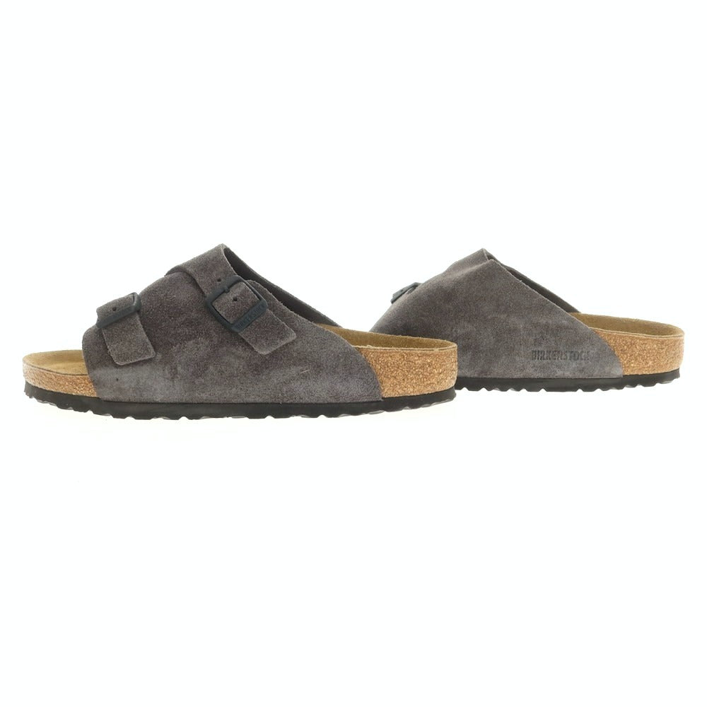 【中古】ビルケンシュトック BIRKENSTOCK ZURICH BS スエード サンダル ベルベットグレー【 42 】【 状態ランクB 】【 メンズ 】