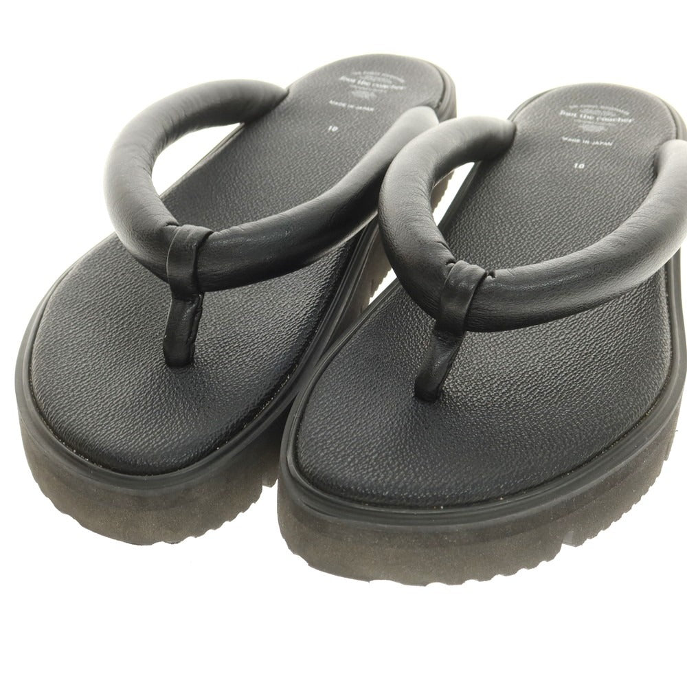 【中古】フットザコーチャー foot the coacher トング サンダル ブラック【 10 】【 状態ランクB 】【 メンズ 】