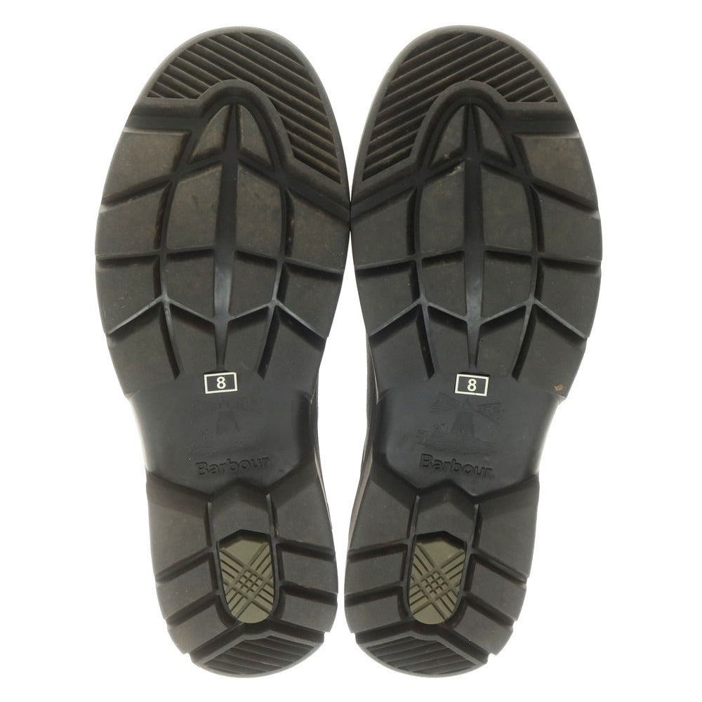 【中古】バブアー Barbour 2025年春夏 ラバー サイドゴアブーツ レインブーツ ブラック【 8 】【 状態ランクA 】【 メンズ 】