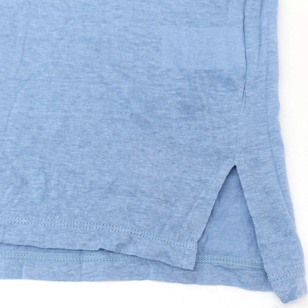 【中古】マーティーアンドサンズ MAATEE&SONS 2025年春夏 リネン ボートネック 長袖Tシャツ ライトブルー【 2 】【 状態ランクB 】【 メンズ 】