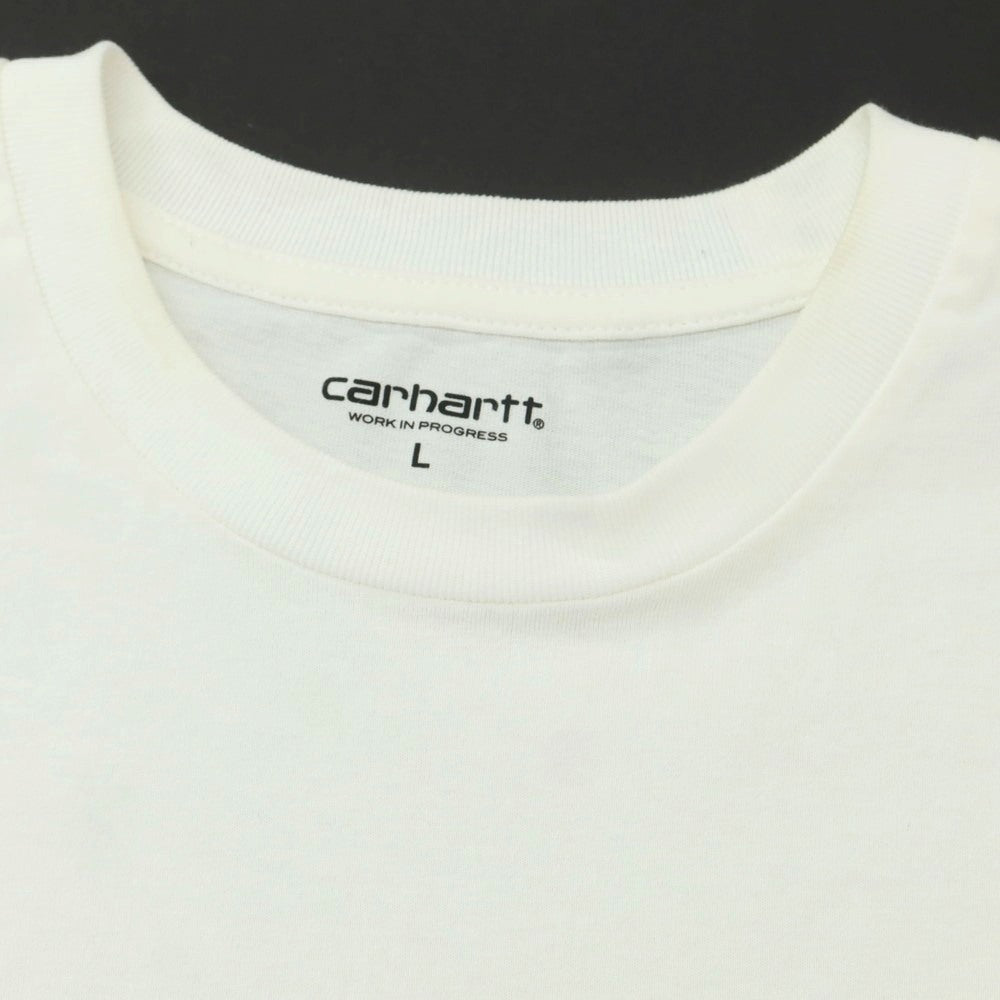 【中古】カーハート Carhartt コットン クルーネック 半袖Tシャツ ホワイト【 L 】【 状態ランクC 】【 メンズ 】