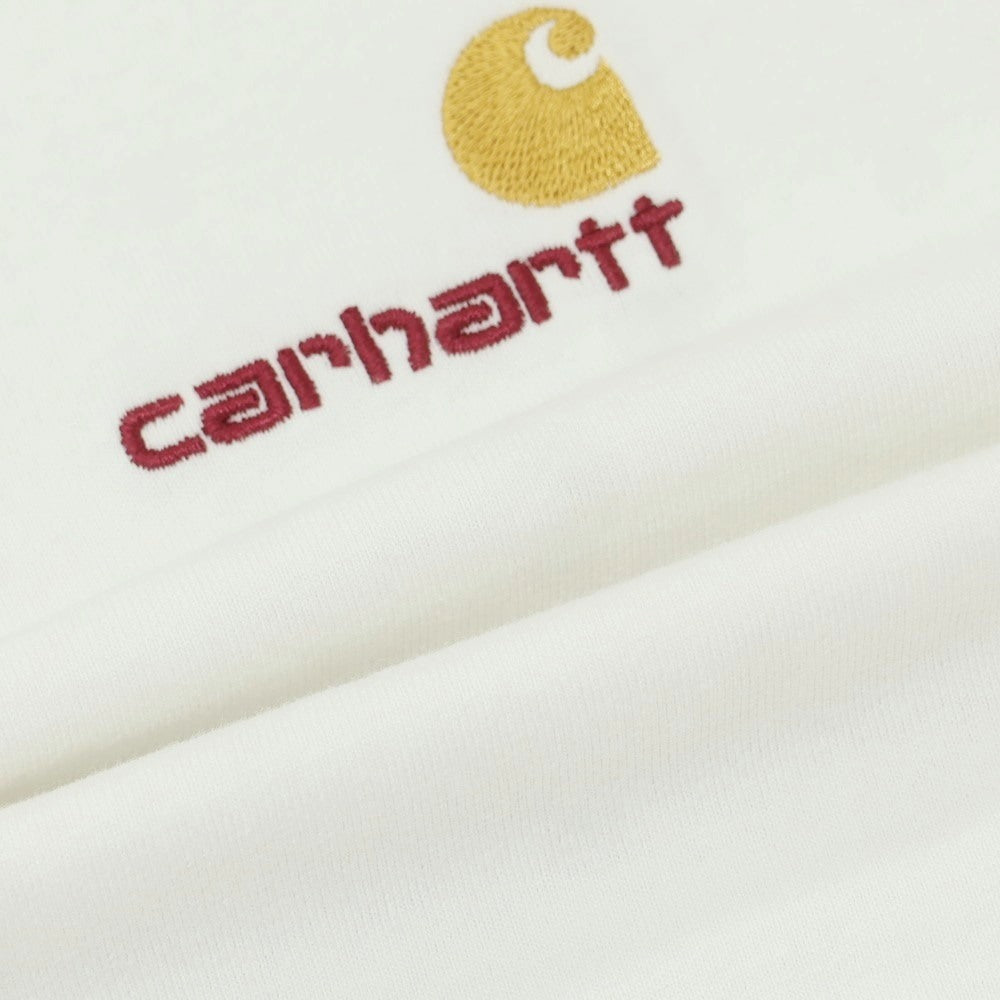 【中古】カーハート Carhartt コットン クルーネック 半袖Tシャツ ホワイト【 L 】【 状態ランクC 】【 メンズ 】