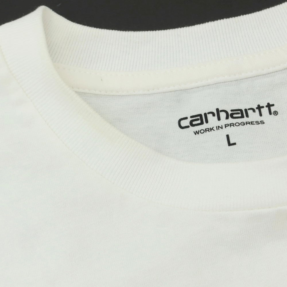 【中古】カーハート Carhartt コットン クルーネック 半袖Tシャツ ホワイト【 L 】【 状態ランクC 】【 メンズ 】