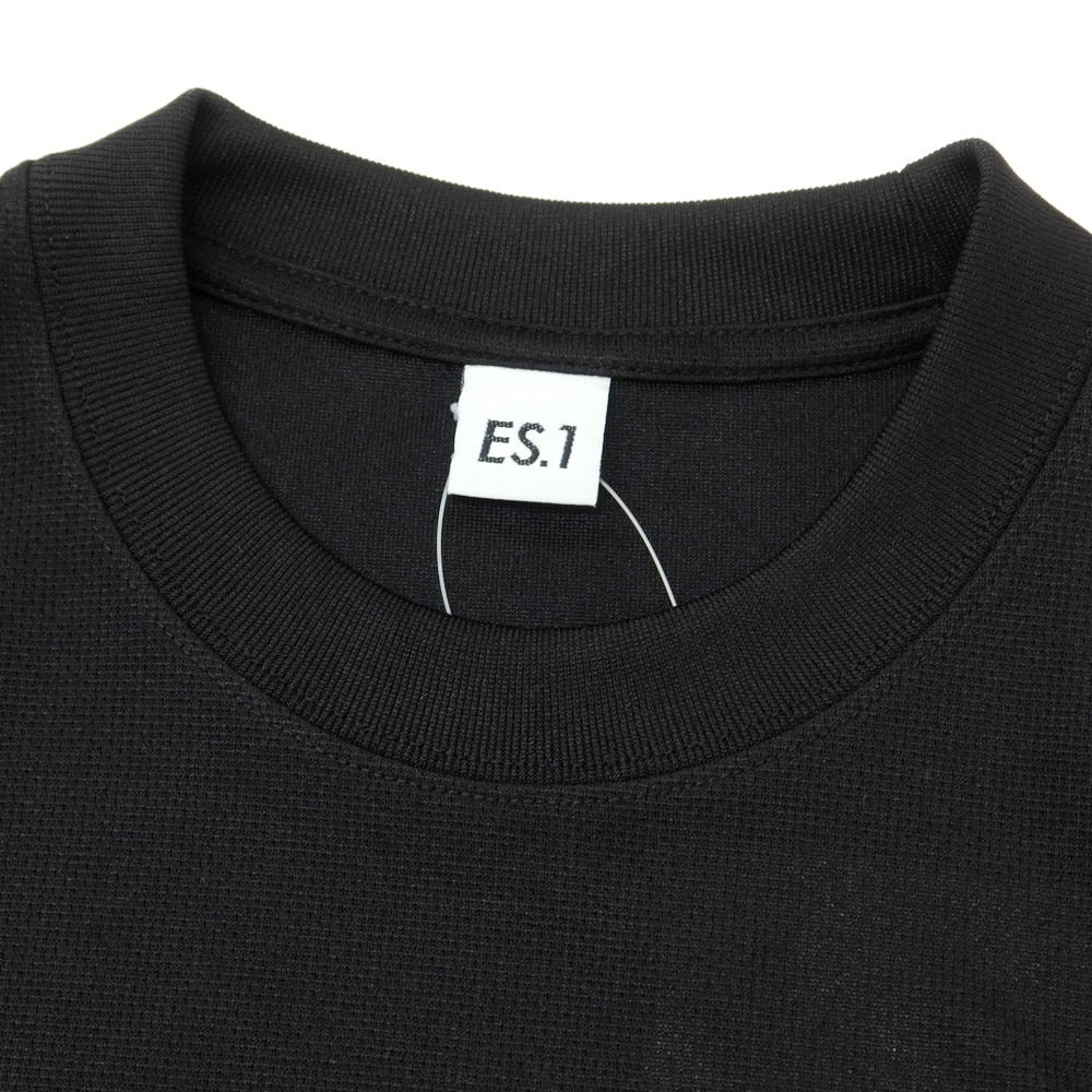 【中古】エスアイ ES.1 ポリエステル クルーネック 半袖Tシャツ ブラック【 L 】【 状態ランクA 】【 メンズ 】