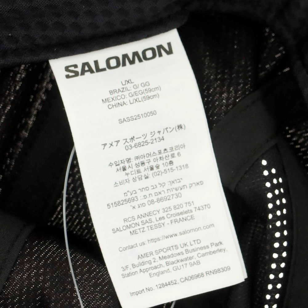 【中古】サロモン SALOMON ポリエステル ハット ブラック【 L/XL 】【 状態ランクA 】【 メンズ 】