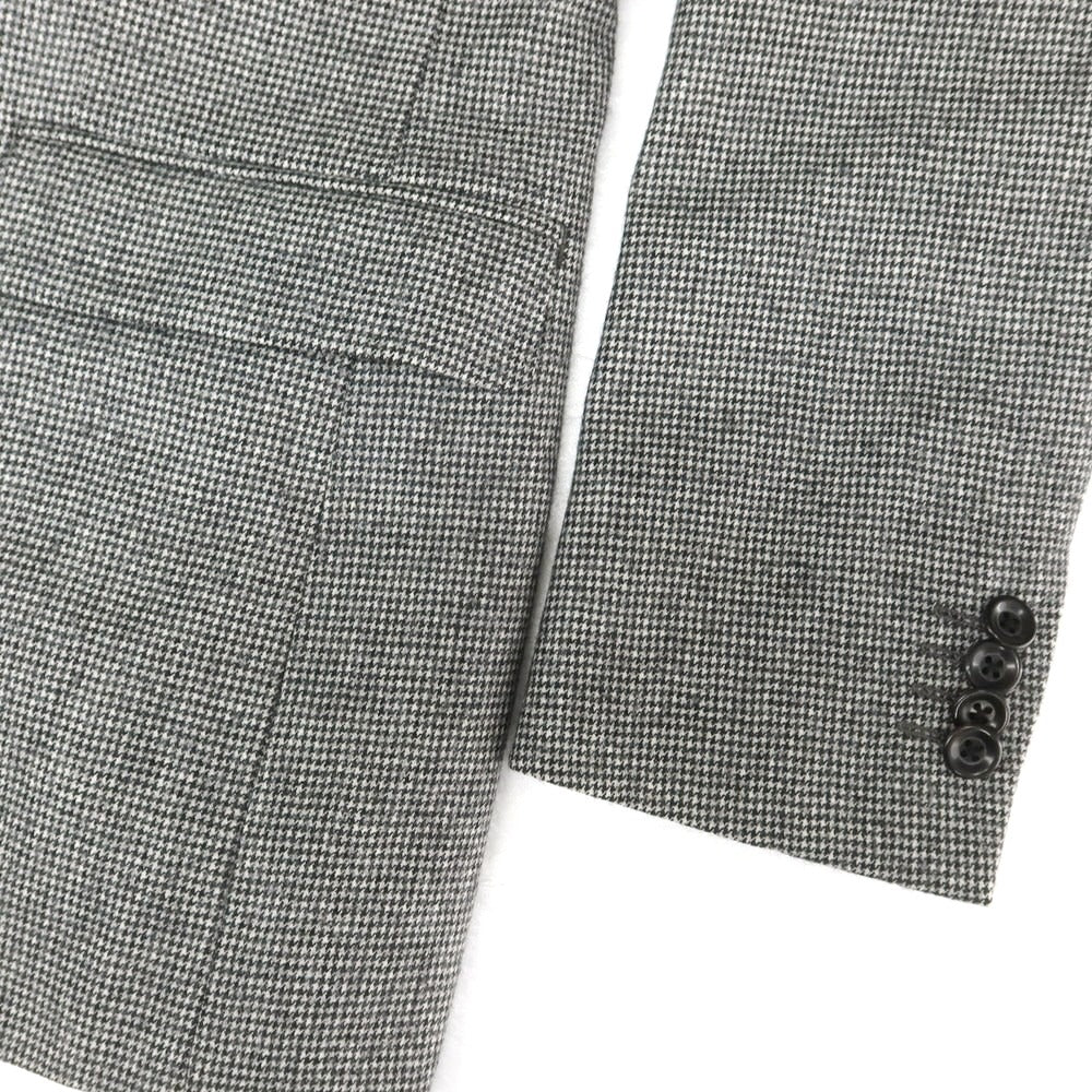 【中古】エストネーション ESTNATION ウール ハウンドトゥース 2つボタンスーツ グレー【 48 】【 状態ランクB 】【 メンズ 】