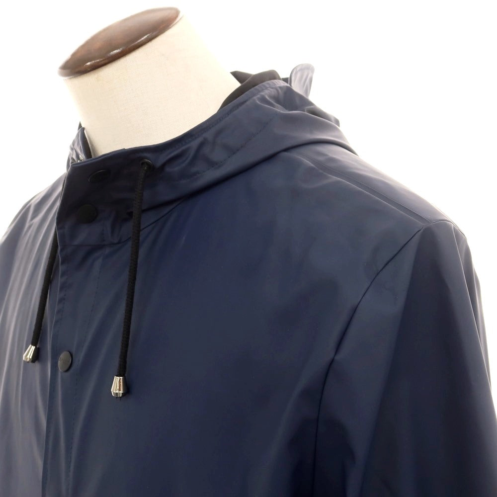 【中古】レインズ RAINS ナイロン フーデッドコート ネイビー【 M/L 】【 状態ランクC 】【 メンズ 】