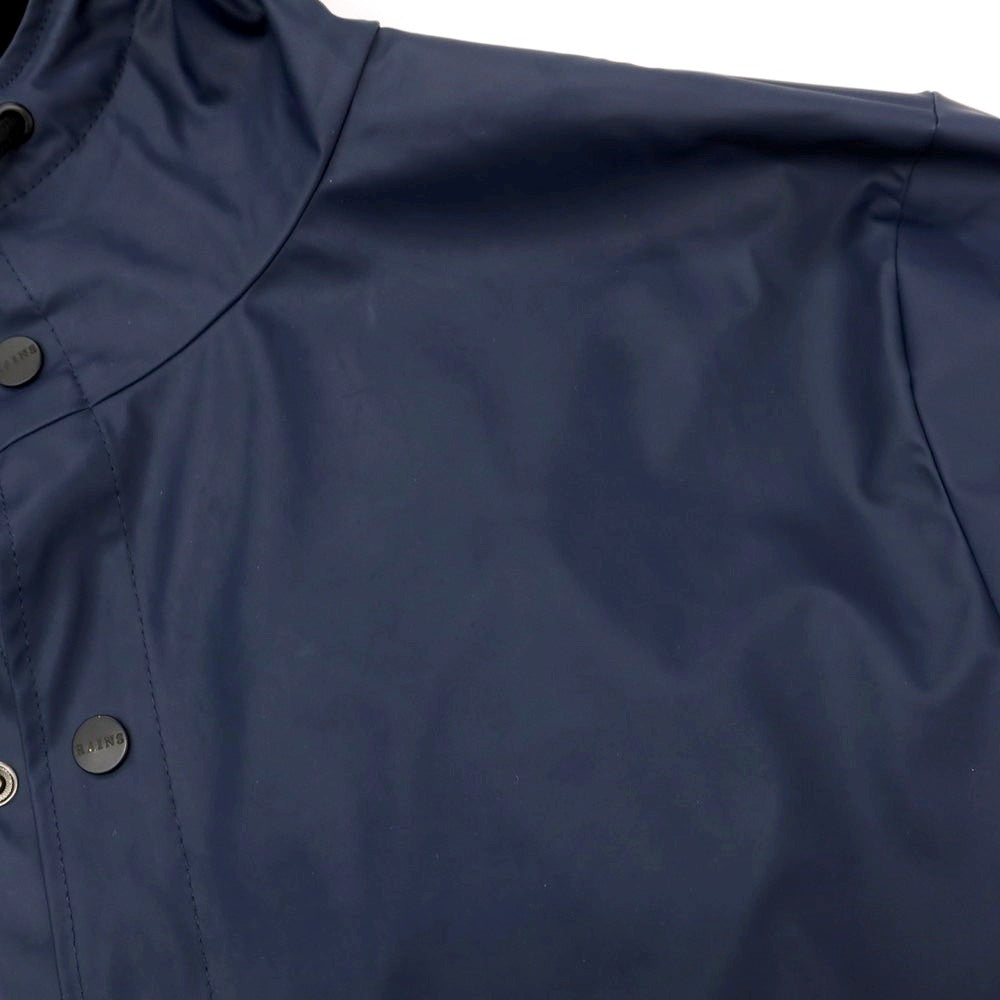 【中古】レインズ RAINS ナイロン フーデッドコート ネイビー【 M/L 】【 状態ランクC 】【 メンズ 】