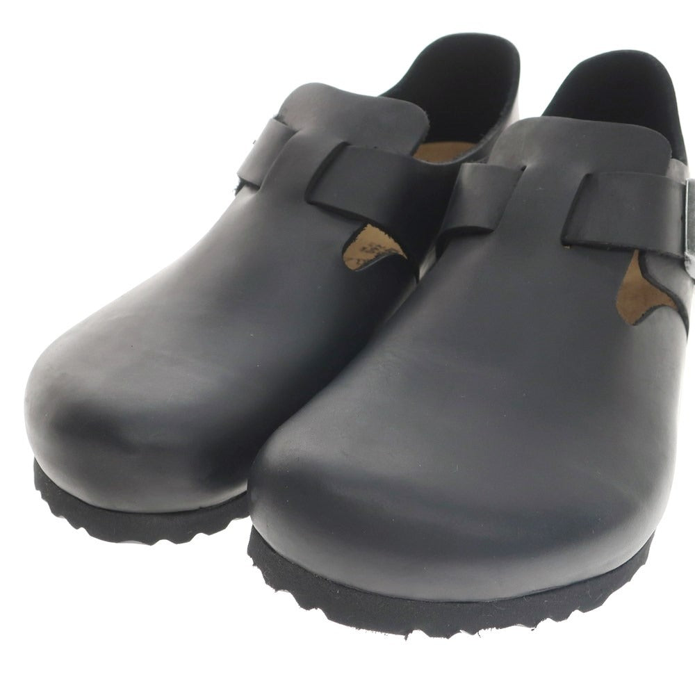 【中古】【未使用】ビルケンシュトック BIRKENSTOCK LONDON BS レザー サンダル ブラック【 26cm 】【 状態ランクS 】【 メンズ 】
