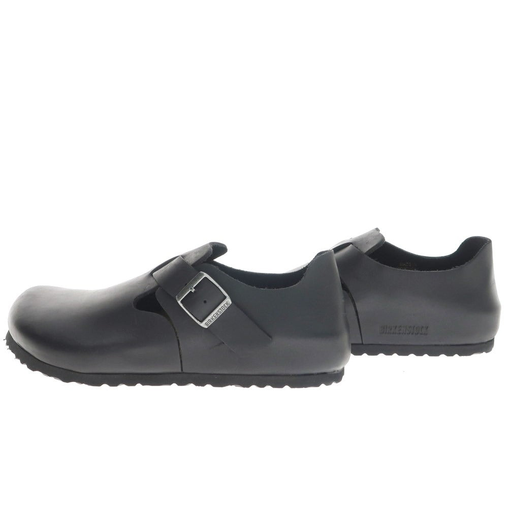 【中古】【未使用】ビルケンシュトック BIRKENSTOCK LONDON BS レザー サンダル ブラック【 26cm 】【 状態ランクS 】【 メンズ 】