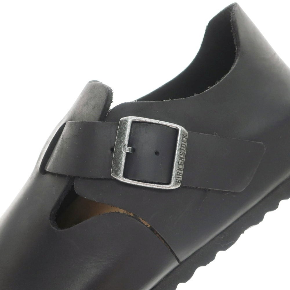 【中古】【未使用】ビルケンシュトック BIRKENSTOCK LONDON BS レザー サンダル ブラック【 26cm 】【 状態ランクS 】【 メンズ 】