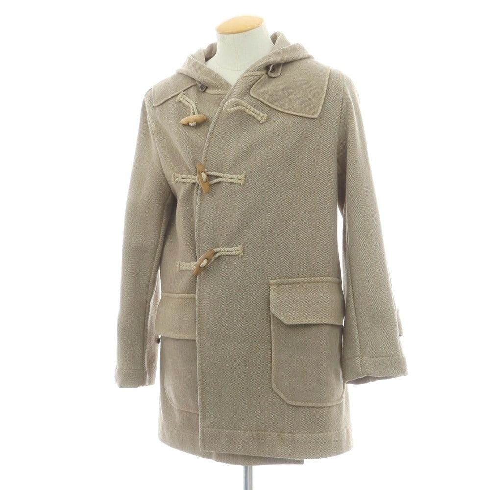 【中古】ボリオリ BOGLIOLI T.SUZUKI ウールポリエステル ダッフルコート カーキベージュ【 S 】【 状態ランクB 】【 メンズ 】