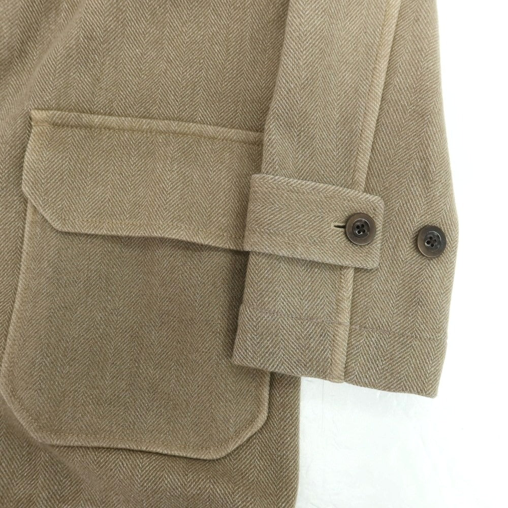 【中古】ボリオリ BOGLIOLI T.SUZUKI ウールポリエステル ダッフルコート カーキベージュ【 S 】【 状態ランクB 】【 メンズ 】