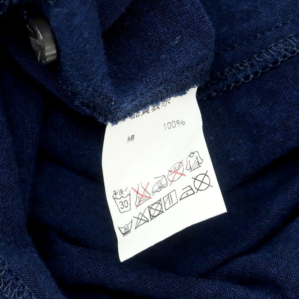 【中古】オリアン ORIAN コットン 長袖ポロシャツ ネイビー【 M 】【 状態ランクC 】【 メンズ 】
