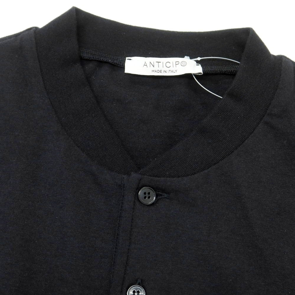 【中古】アンティーチポ アンティチポ ANTICIPO コットン 半袖Tシャツ ブラック【 44 】【 状態ランクB 】【 メンズ 】