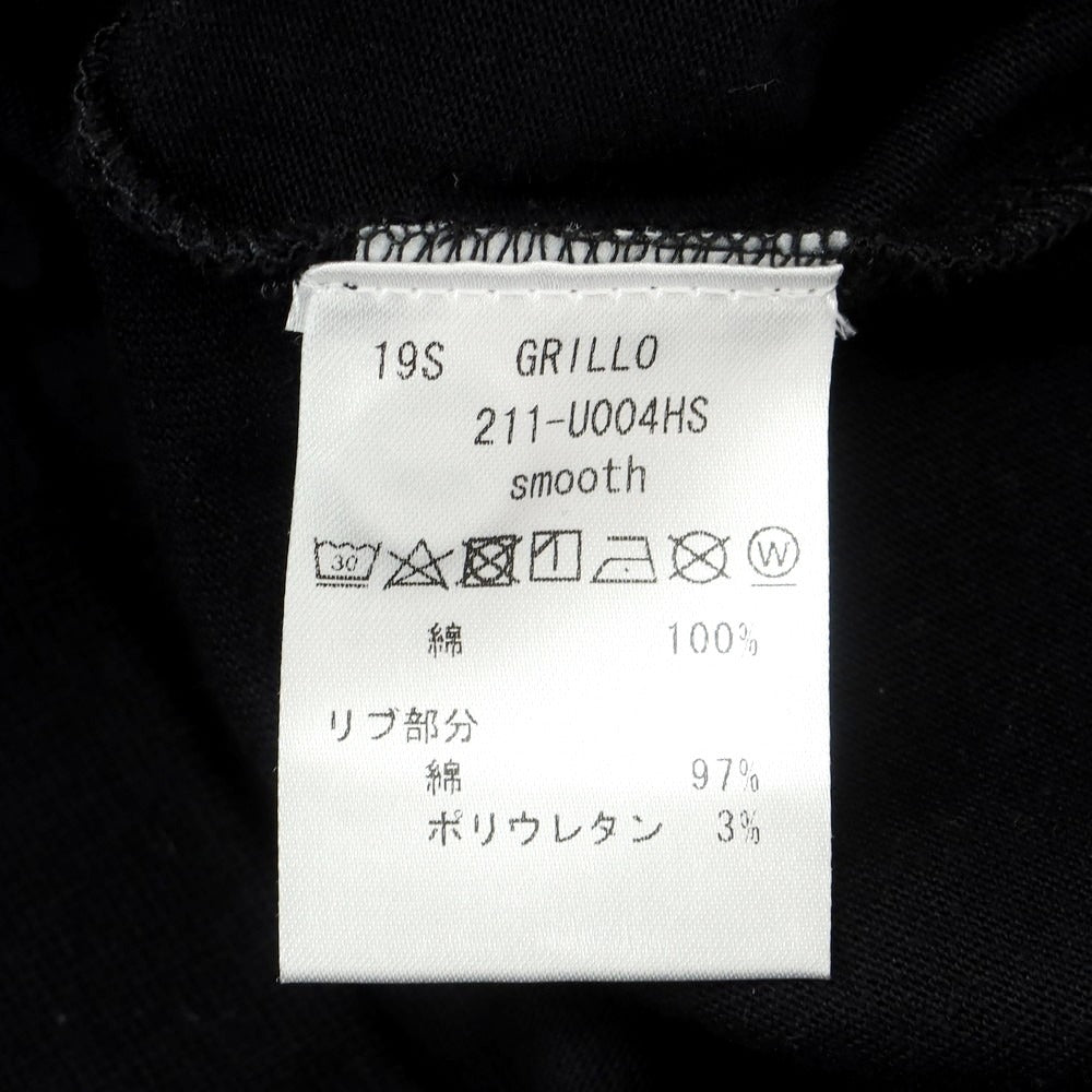 【中古】アンティーチポ アンティチポ ANTICIPO コットン 半袖Tシャツ ブラック【 44 】【 状態ランクB 】【 メンズ 】