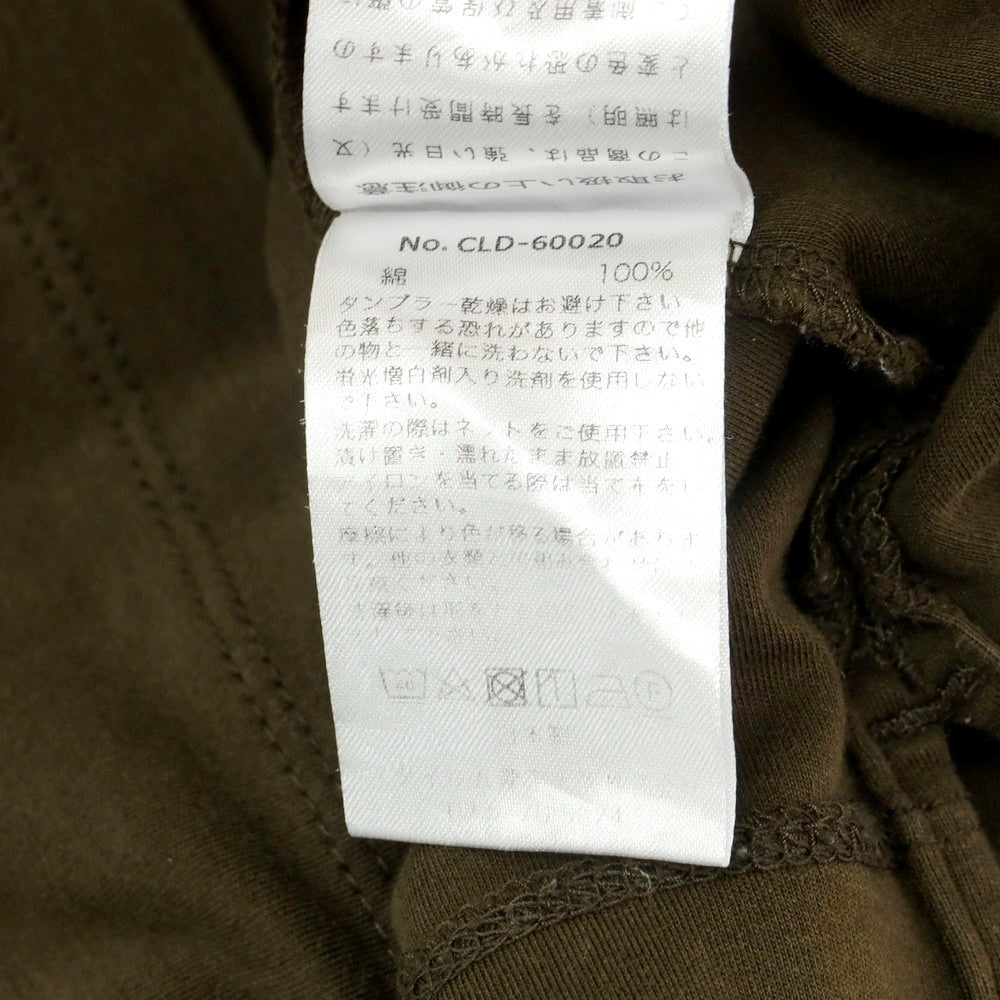 【中古】クロスクローゼット crossclothet コットン クルーネック ポケット 半袖Tシャツ オリーブ【 2 】【 状態ランクB 】【 メンズ 】
