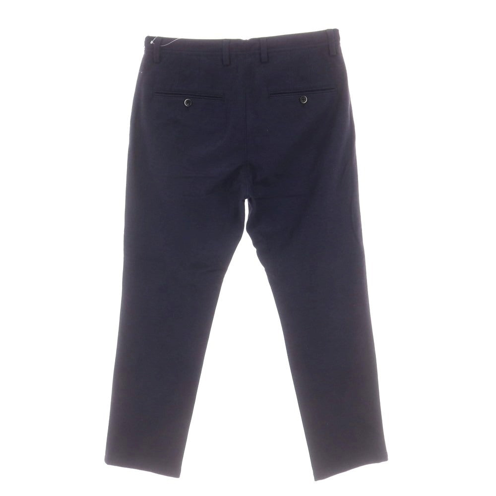 【中古】ソリード SOLIDO コットン系 ジャージー イージースラックスパンツ ネイビー【 表記なし(L位) 】【 状態ランクB 】【 メンズ 】