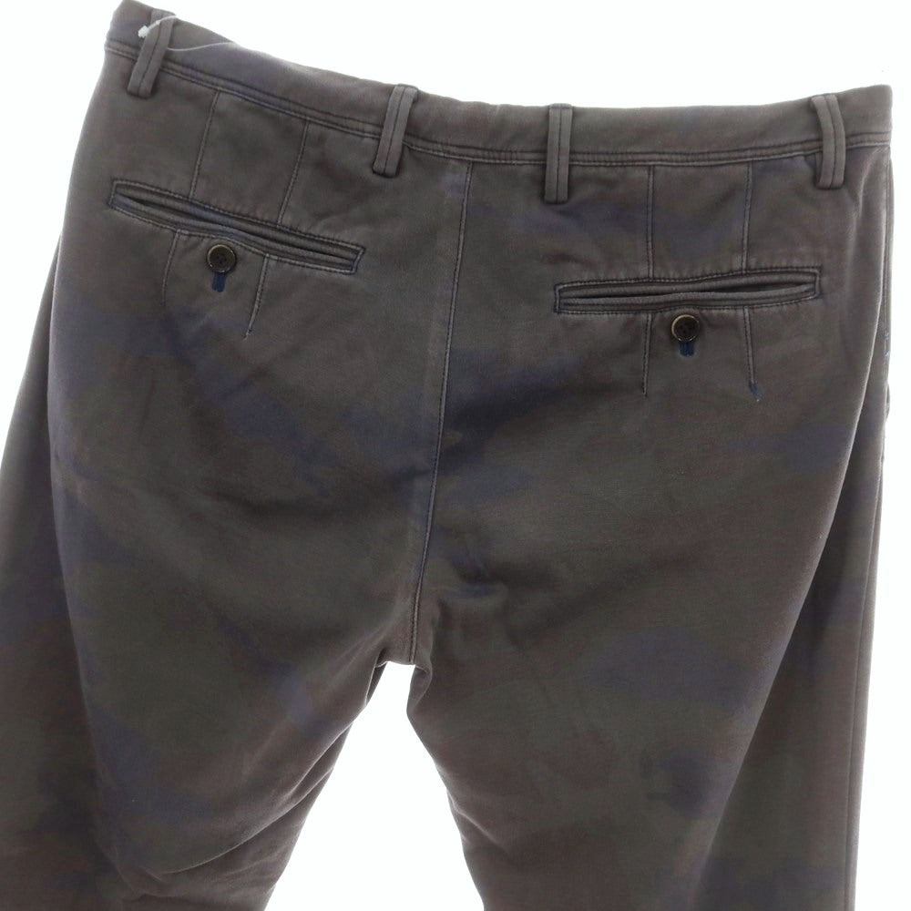 【中古】ソリード SOLIDO コットン ジャージー カモフラ イージースラックスパンツ グレー系【 2 】【 状態ランクC 】【 メンズ 】