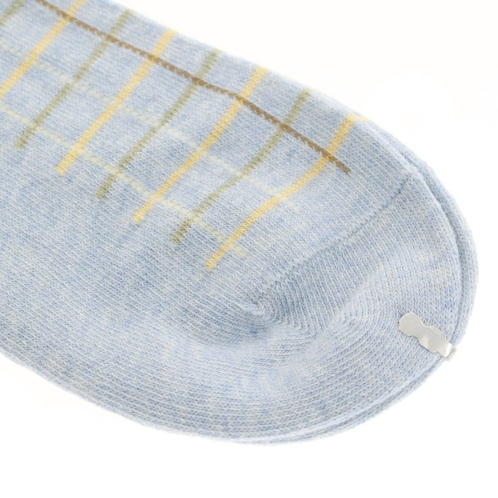 【中古】【未使用】ポールスチュアート PAUL STUART ソックス ライトブルーxマルチカラー【 25-26cm 】【 状態ランクS 】【 メンズ 】