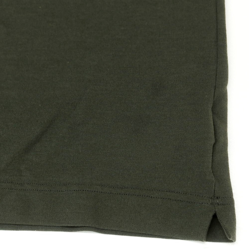 【中古】ザノーネ ZANONE アイスコットン 半袖ポロシャツ ダークオリーブ【 46 】【 状態ランクA 】【 メンズ 】