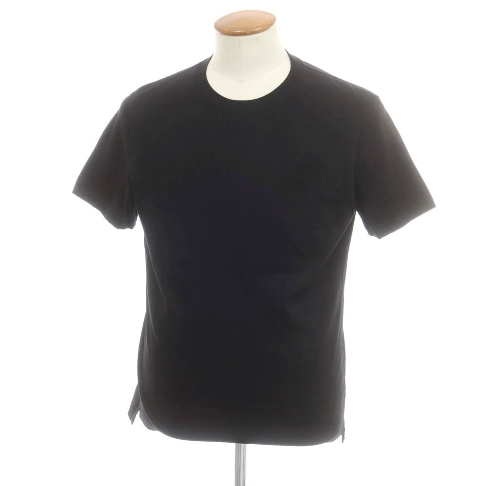【中古】リブニール Revenir コットン クルーネック 半袖Tシャツ ブラック【 M 】【 状態ランクB 】【 メンズ 】