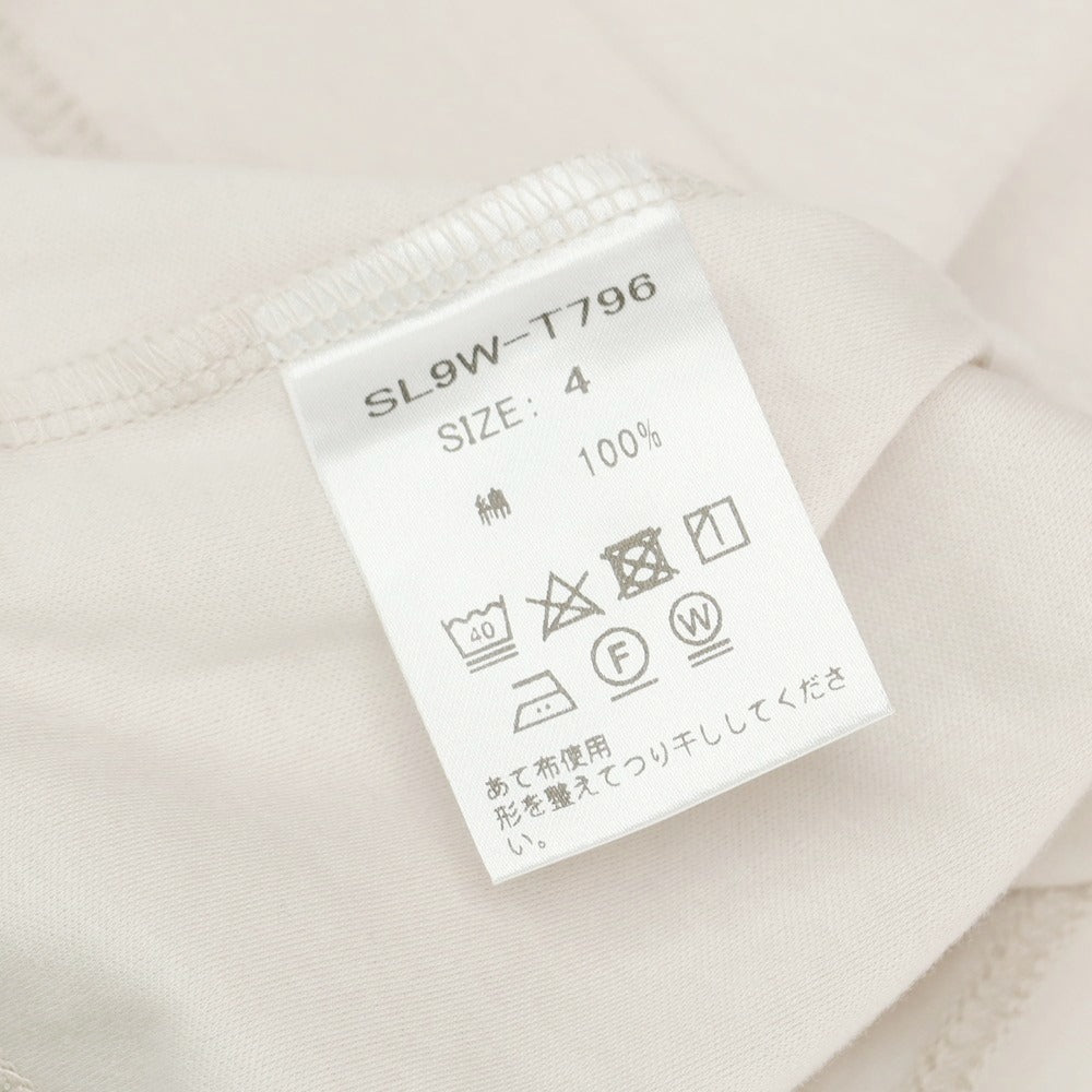 【中古】スローン SLOANE コットン ハイネック 長袖Tシャツ アイボリー【 4 】【 状態ランクB 】【 メンズ 】