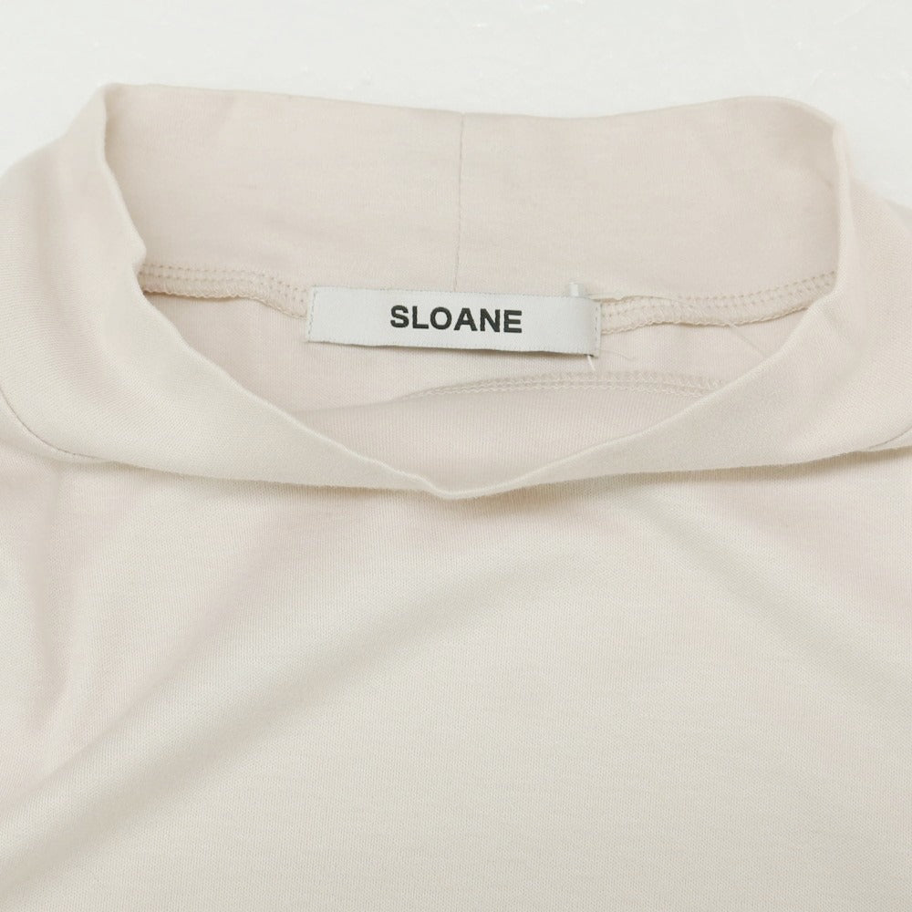 【中古】スローン SLOANE コットン ハイネック 長袖Tシャツ アイボリー【 4 】【 状態ランクB 】【 メンズ 】