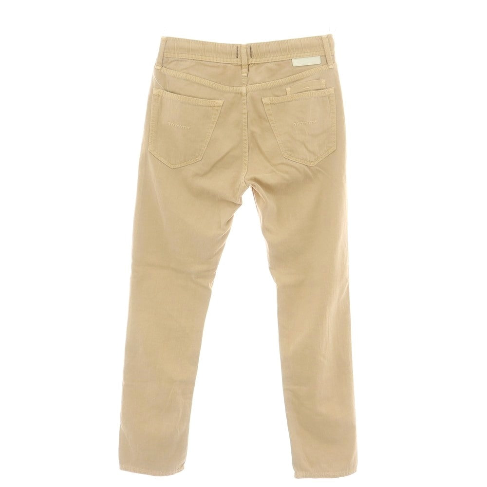 【中古】ヤヌーク YANUK ストレッチ コットンレーヨンリネン イージー 5ポケットパンツ ベージュ【 S 】【 状態ランクB 】【 メンズ 】