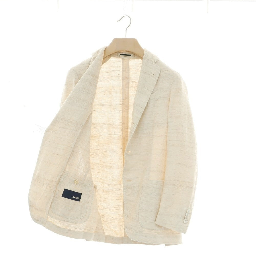 【中古】ラルディーニ LARDINI シルク カジュアルジャケット ベージュ【 42 】【 状態ランクB 】【 メンズ 】