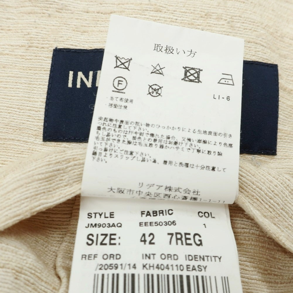 【中古】ラルディーニ LARDINI シルク カジュアルジャケット ベージュ【 42 】【 状態ランクB 】【 メンズ 】