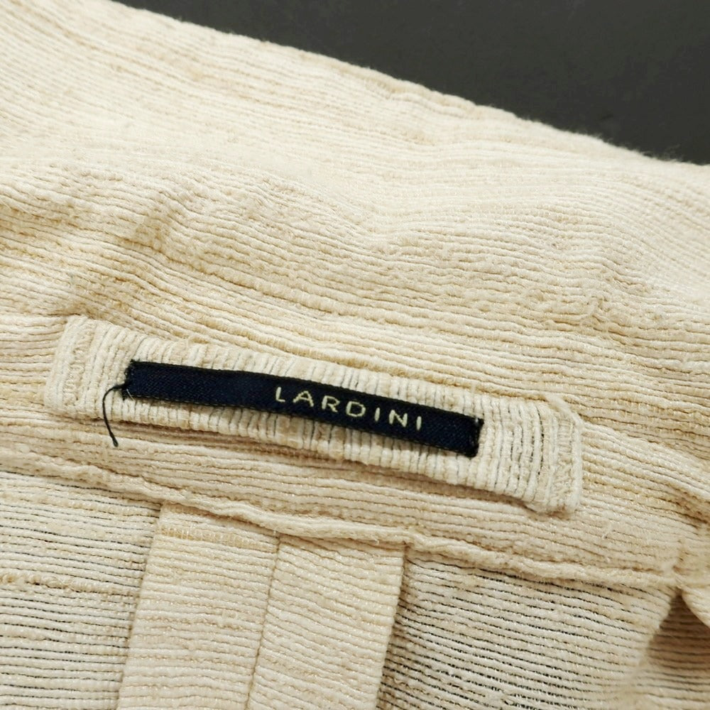 【中古】ラルディーニ LARDINI シルク カジュアルジャケット ベージュ【 42 】【 状態ランクB 】【 メンズ 】