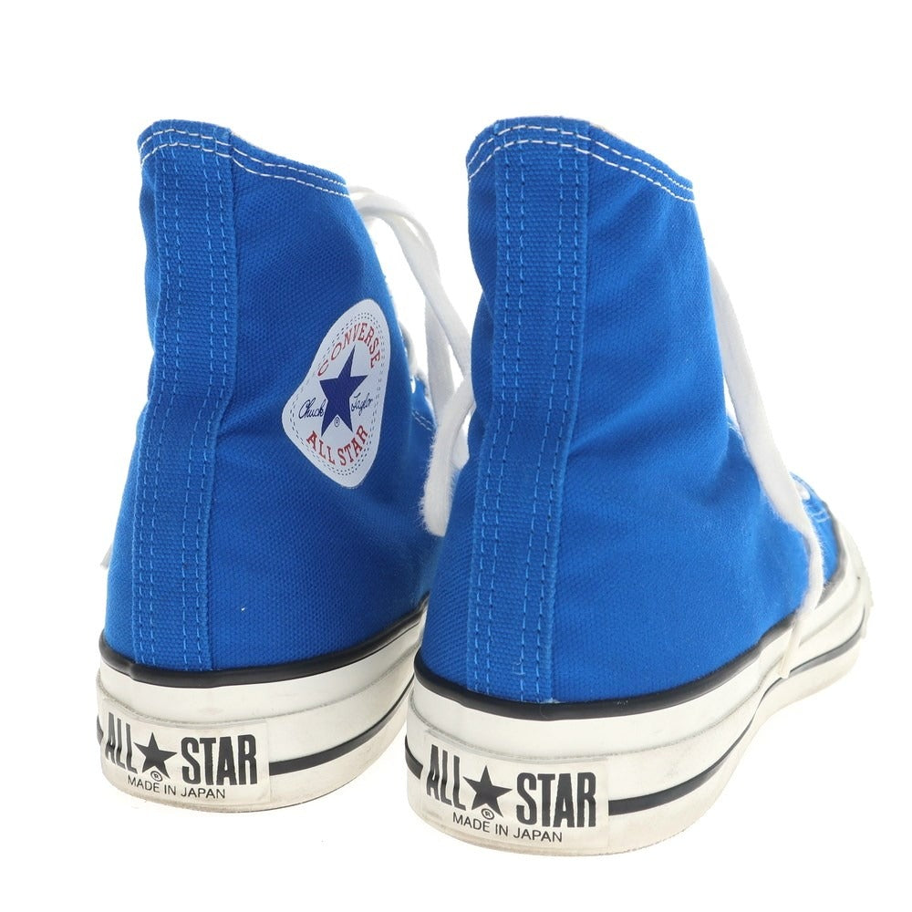 【中古】コンバース CONVERSE MADE IN JAPAN オールスター Hi スニーカー ブルー【 8 】【 状態ランクB 】【 メンズ 】