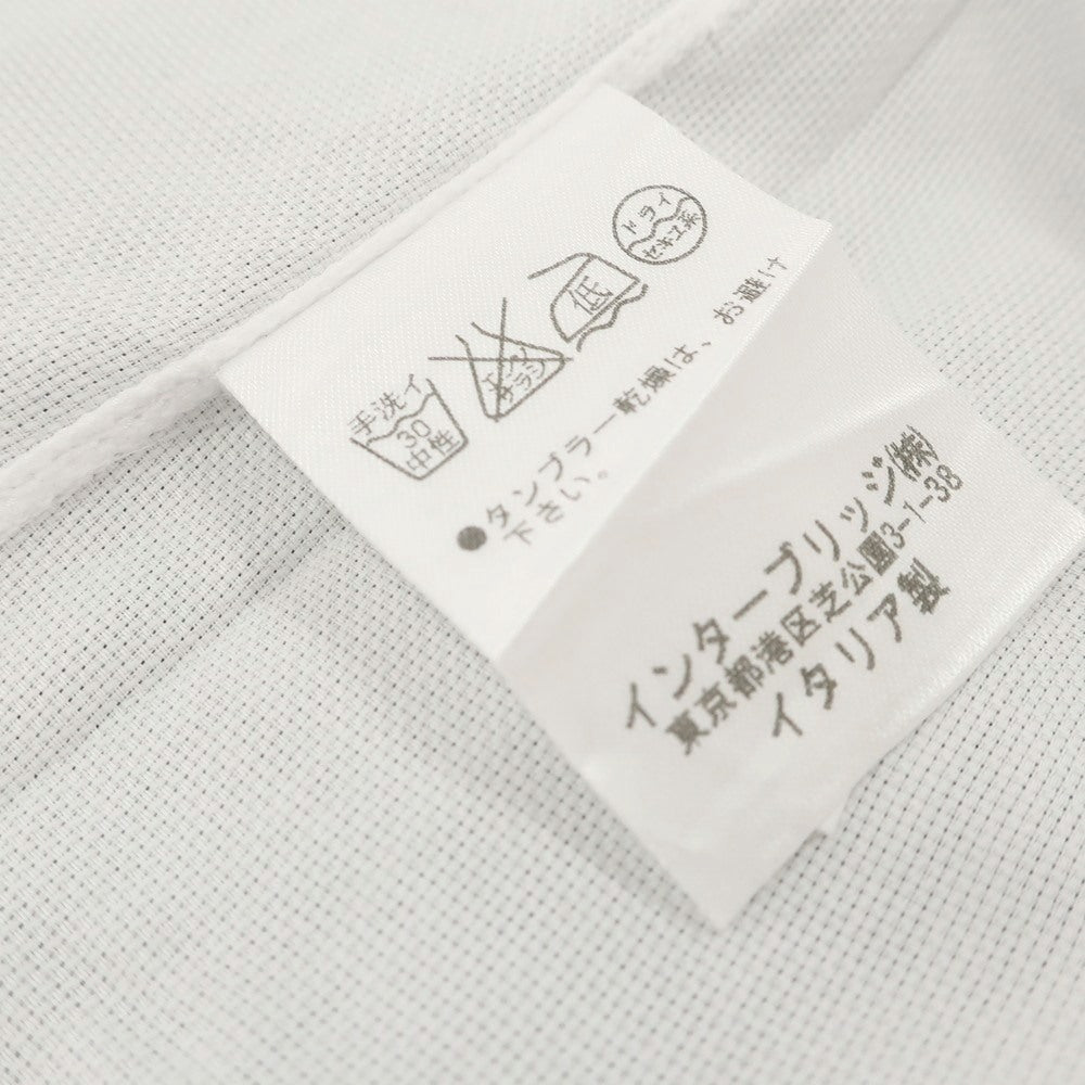 【中古】ボリエッロ BORRIELLO コットン ワイドカラー ドレスシャツ ホワイト【 37 】【 状態ランクB 】【 メンズ 】