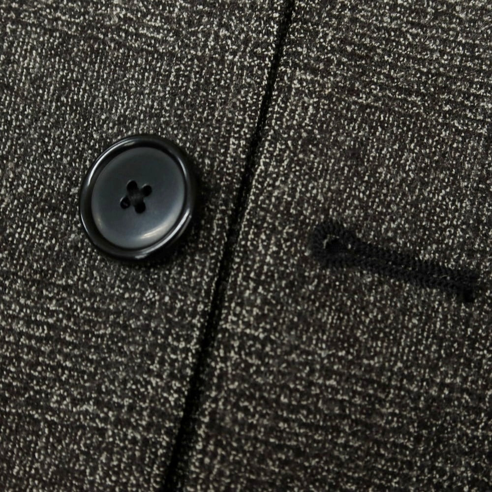 【中古】タリアトーレ TAGLIATORE ストレッチウール チェック 2つボタンスーツ ダークグレー【 48 】【 状態ランクC 】【 メンズ 】