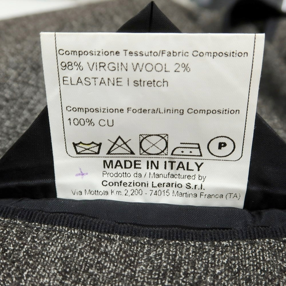 【中古】タリアトーレ TAGLIATORE ストレッチウール チェック 2つボタンスーツ ダークグレー【 48 】【 状態ランクC 】【 メンズ 】