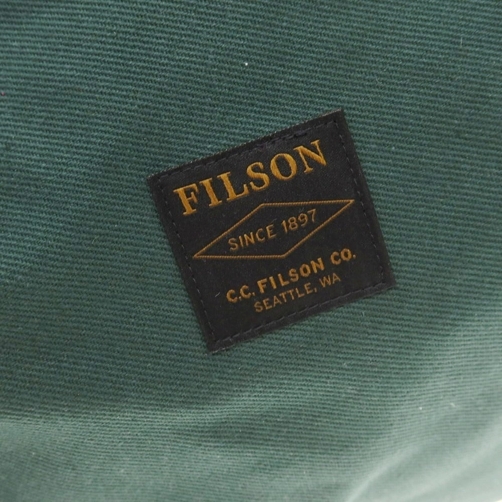 【中古】フィルソン FILSON ツイルコットン ボストンバッグ グリーンxライトブラウン【 状態ランクB 】【 メンズ 】