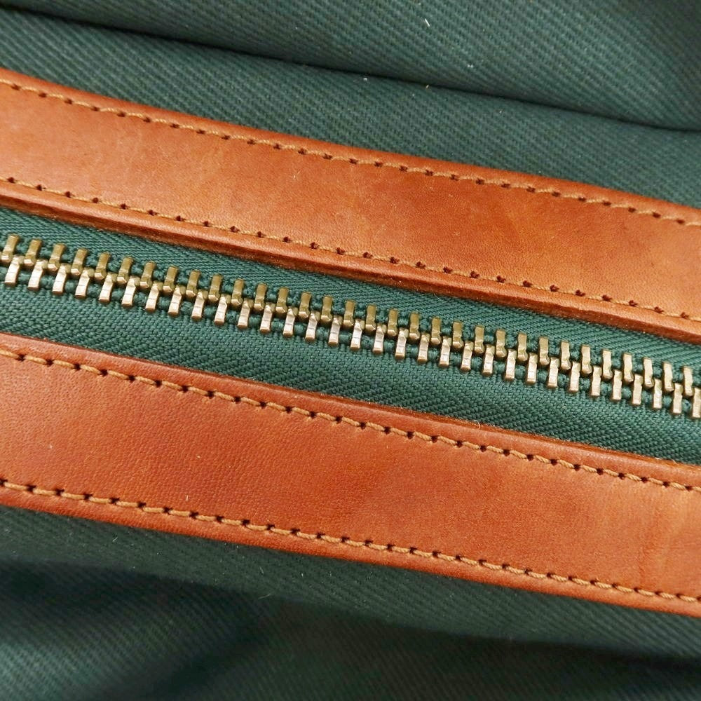 【中古】フィルソン FILSON ツイルコットン ボストンバッグ グリーンxライトブラウン【 状態ランクB 】【 メンズ 】