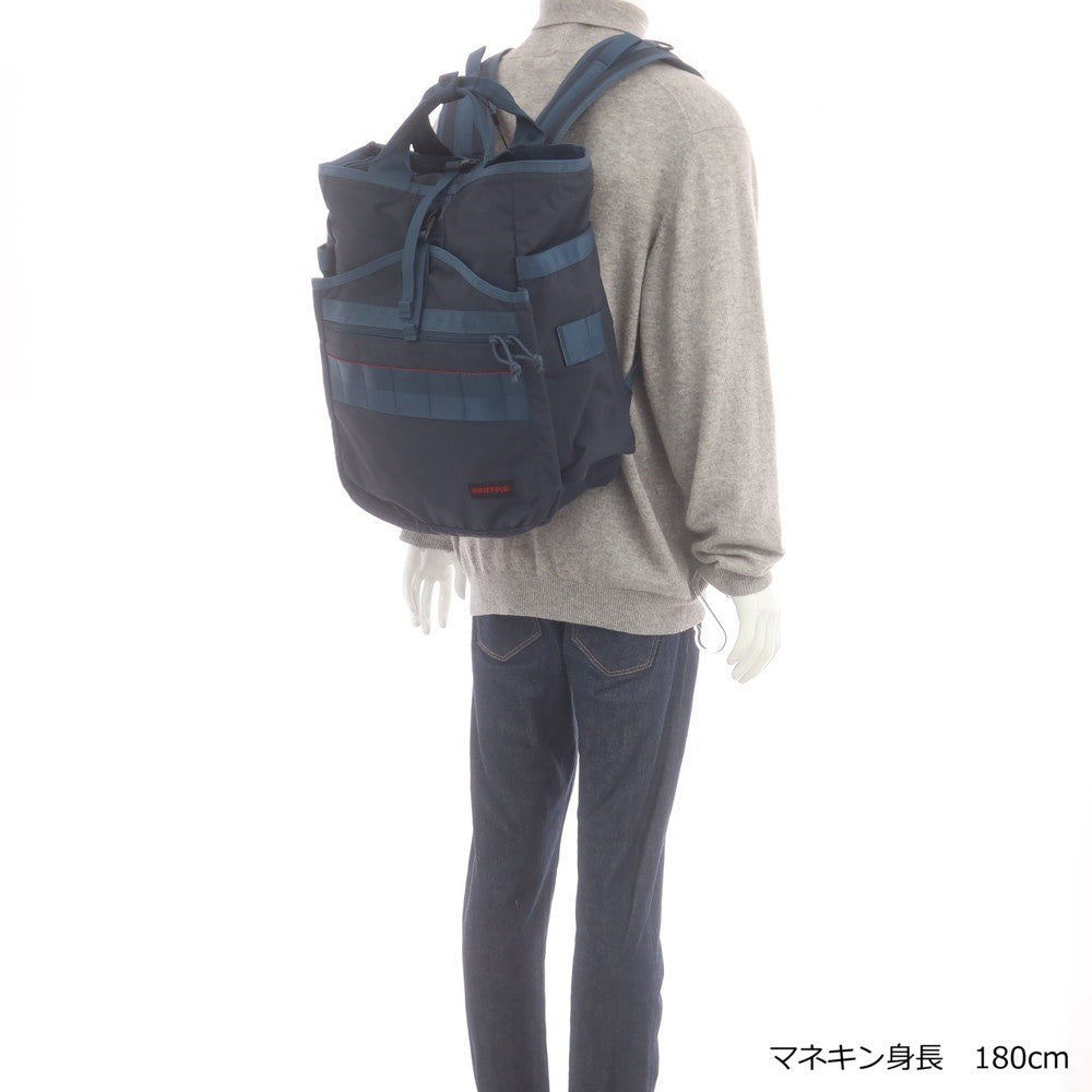 【中古】【未使用】ブリーフィング BRIEFING GYM PACK MW リップストップナイロン バックパック・リュック ネイビー【 状態ランクS 】【 メンズ 】