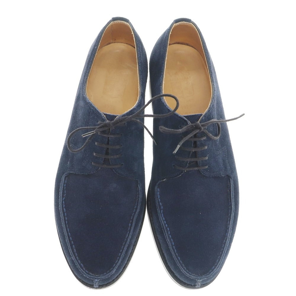 【中古】ヴァーシュ ヴォーシュ VASS スエード Uチップ ドレスシューズ ネイビー【 41 1/2 】【 状態ランクB 】【 メンズ 】