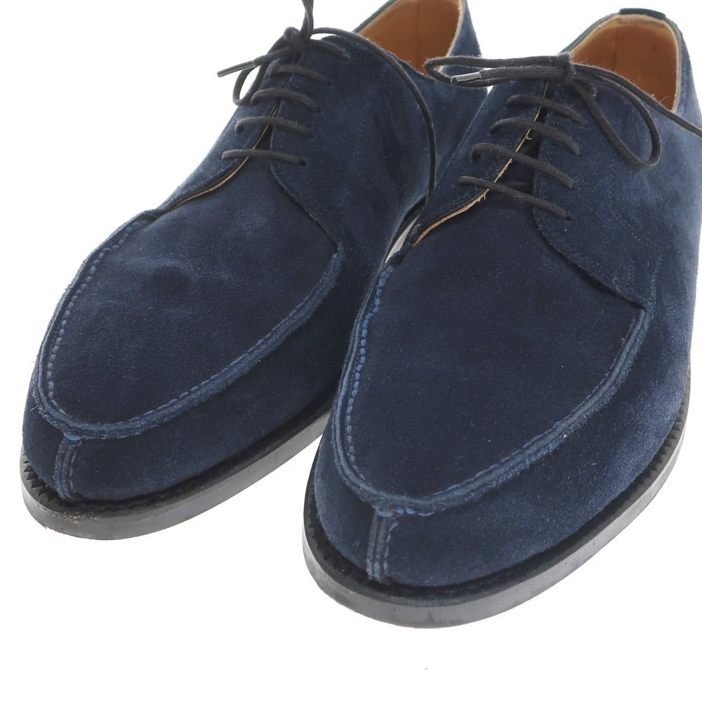 【中古】ヴァーシュ ヴォーシュ VASS スエード Uチップ ドレスシューズ ネイビー【 41 1/2 】【 状態ランクB 】【 メンズ 】