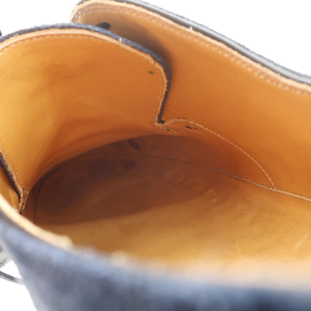 【中古】ヴァーシュ ヴォーシュ VASS スエード Uチップ ドレスシューズ ネイビー【 41 1/2 】【 状態ランクB 】【 メンズ 】