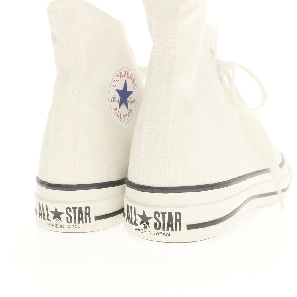【中古】【未使用】コンバース CONVERSE MADE IN JAPAN オールスターHi スニーカー ホワイト【 9 】【 状態ランクS 】【 メンズ 】
