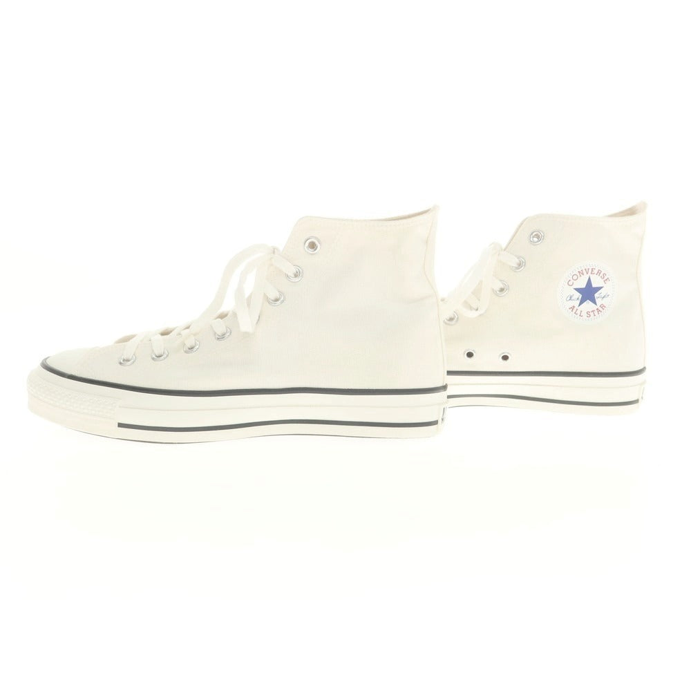 【中古】【未使用】コンバース CONVERSE MADE IN JAPAN オールスターHi スニーカー ホワイト【 9 】【 状態ランクS 】【 メンズ 】
