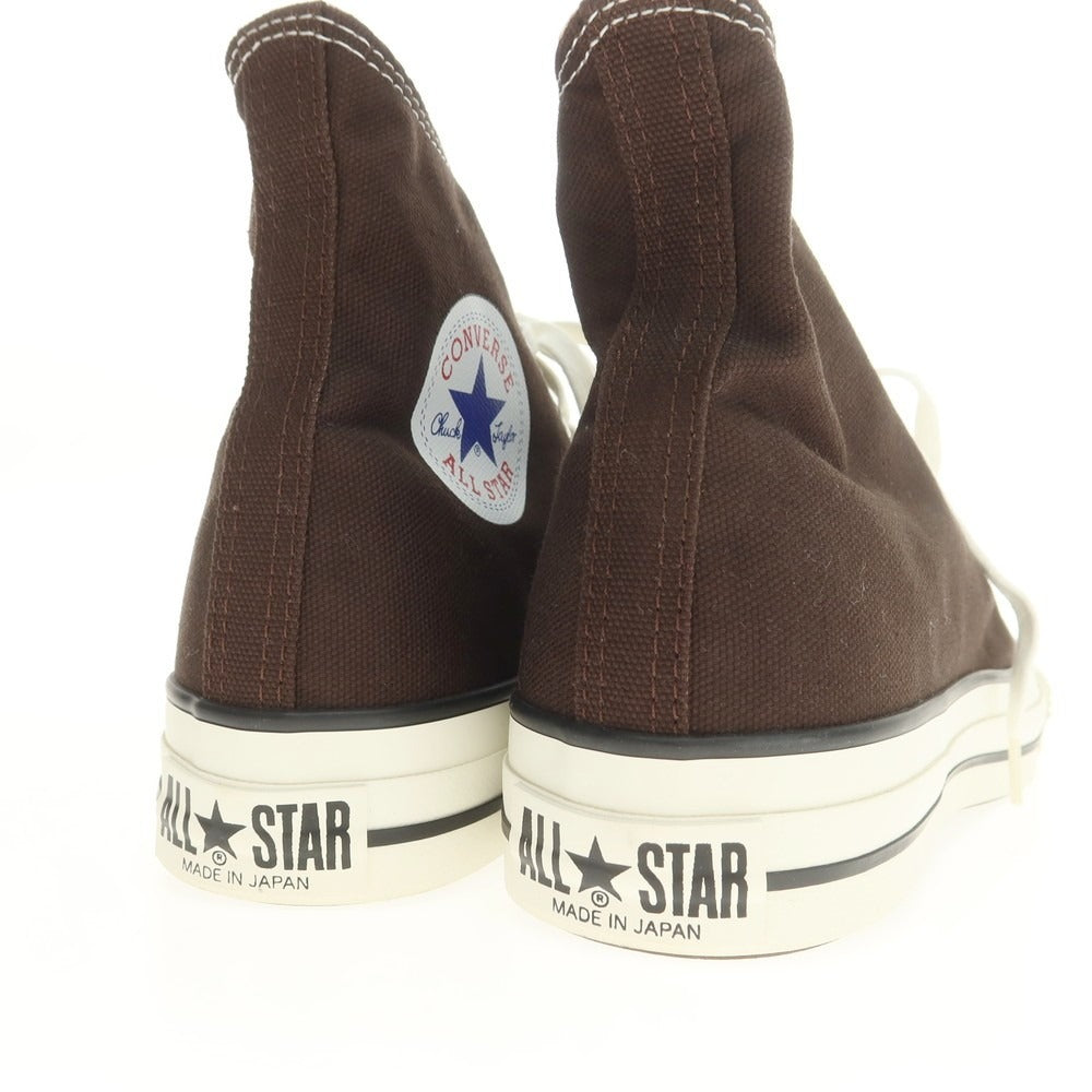 【中古】【未使用】コンバース CONVERSE オールスターHi MADE IN JAPAN スニーカー ブラウン【 9 】【 状態ランクS 】【 メンズ 】