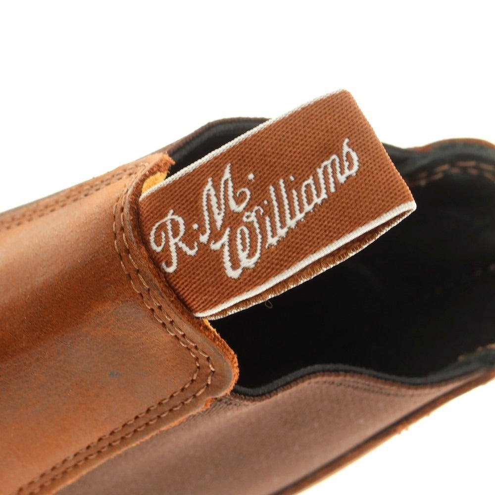 【中古】アールエムウィリアムズ R.M.Williams オイルレザー サイドゴアブーツ ブラウン【 7 1/2 】【 状態ランクB 】【 メンズ 】